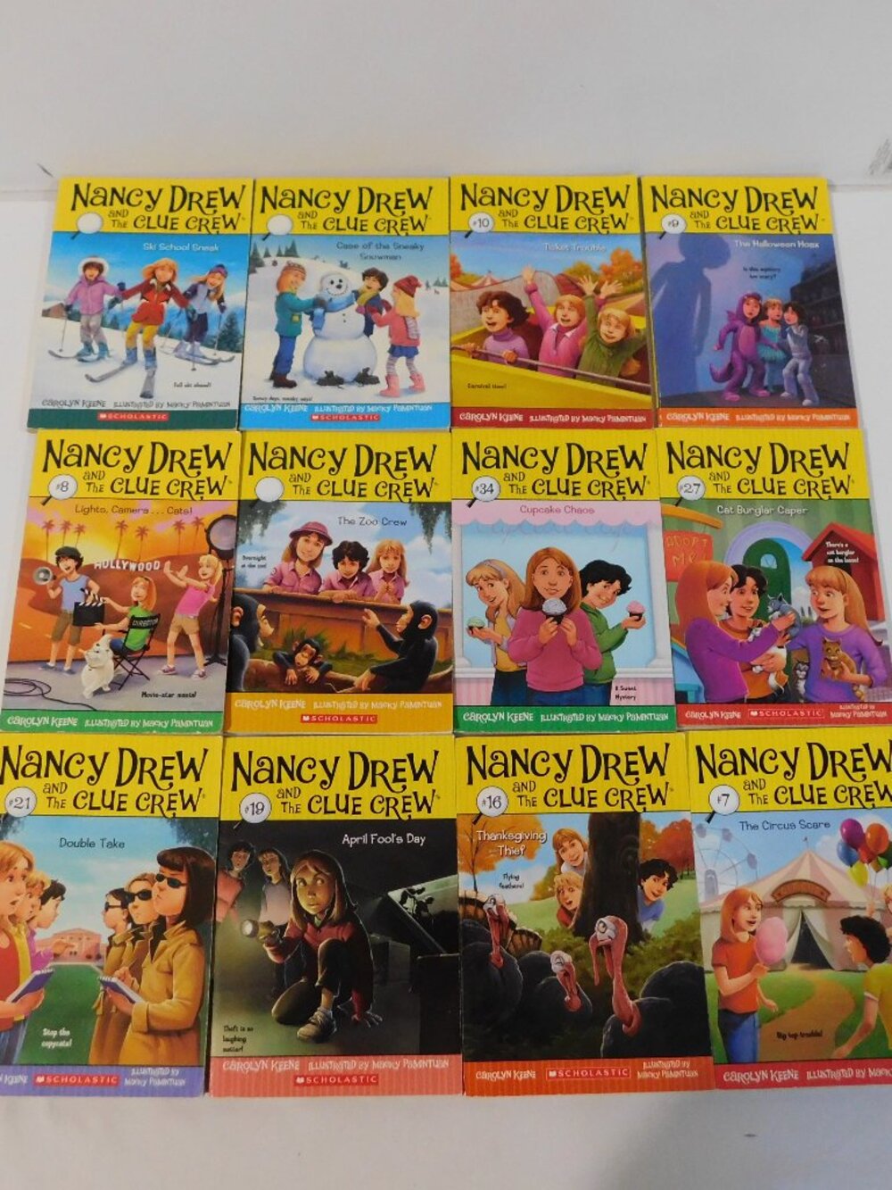 Lot 12 Nancy Drew and the Clue Crew Scholastic Paper Back PB Books